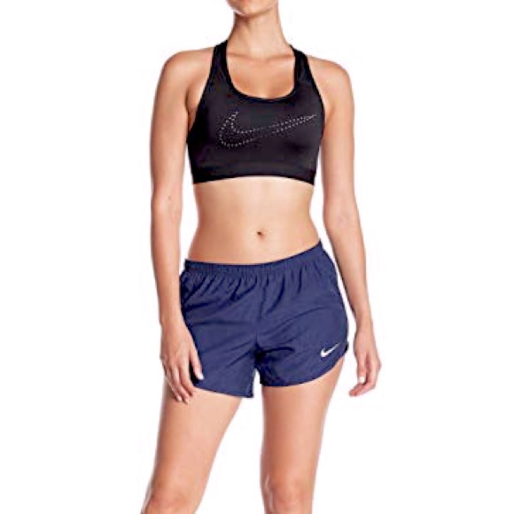 Nike Dri-Fit Tempo Embossed Running Shorts in Navy